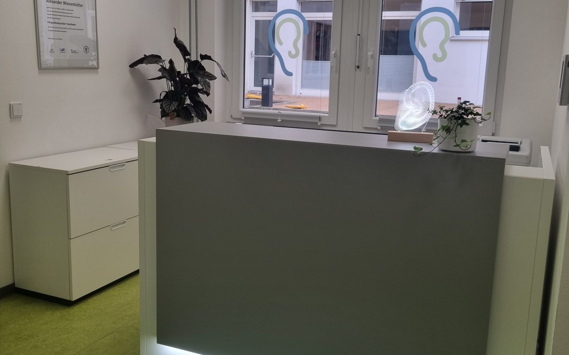 Freundlicher Empfang